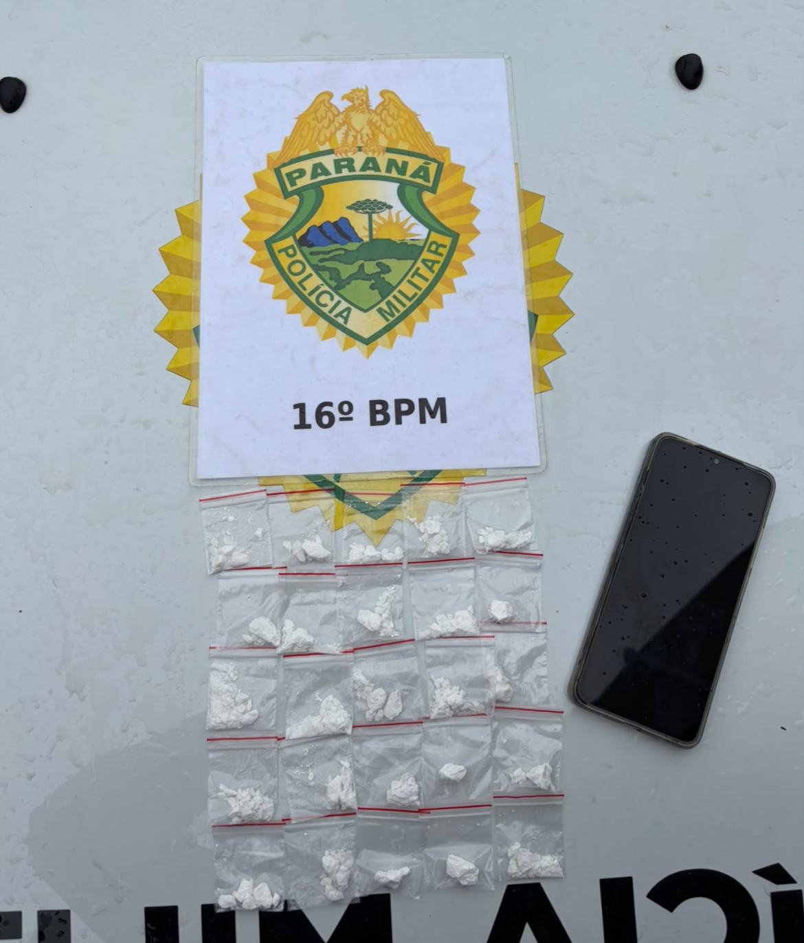 Homem é preso com 25 porções de cocaína durante operação policial no Centro  