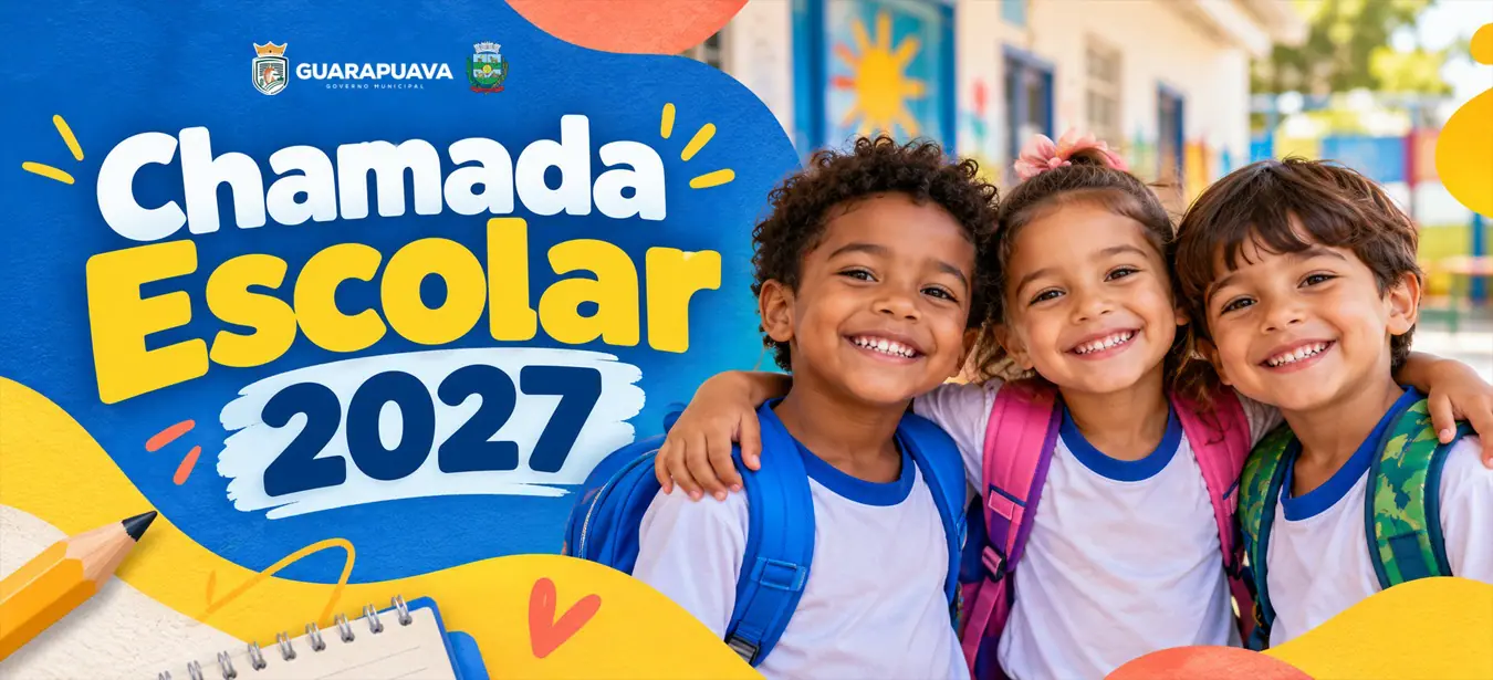 Chamada Escolar 2027 começa nesta quarta-feira (14) e segue até 29 de outubro  